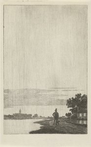 ドナティの彗星、1858 年 作： Cornelis van der Griendt