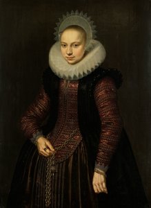 Brechtje Overrijn van Schoterboschの肖像 作： Cornelis van der Voort