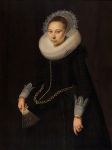 Maria Overrijn van Schoterbosch (1599/1600-1638) の肖像 作： Cornelis van der Voort