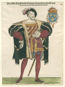 フランス国王フランソワ1世（1494-1547）の肖像 作： Cornelisz Anthonisz