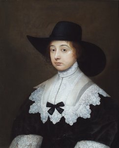 レスター伯爵夫人ドロシー・シドニーの肖像（油絵） 作： Cornelius I Johnson