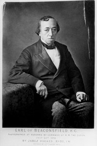 ベンジャミン・ディズレーリ、初代ビーコンズフィールド伯爵 (1804 年 - 1881 年)、英国保守党の政治家、1878 年