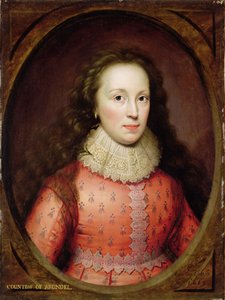 アランデル伯爵夫人として伝統的に特定された女性の肖像画、1619