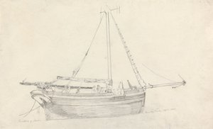 スカボローの漁船「プロビデンス」 作： Cornelius Varley
