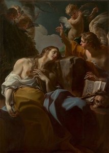 ペニテントマグダレン、ca。 1750。 作： Corrado Giaquinto