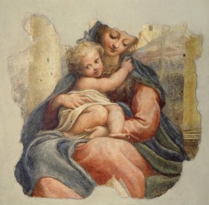 スカラ座の聖母、1524年頃 作： Correggio