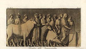 ローマのスオベタウリリアまたはスオビタウリリアの犠牲式 作： Corsi Corsi