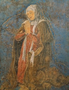 ディーン、ディテール バージン オブ サイン、8 月のシーン、コジモ トゥーラ (1430-1495 年頃) とエルコレのマスター、フレスコ画、北壁、ホール オブ マンツ、パラッツォ スキファノイア (喜びの宮殿)、フェラーラ、イタリア、年頃 1470年 作： Cosimo (attr. to) Tura