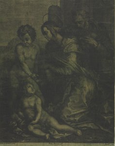 聖ヨハネとの聖家族c。 1710-1715。 作： Cosimo Mogalli