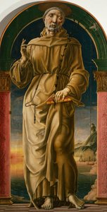 パドヴァの聖アンソニー」 コスメ・トゥラ（1430-1495年頃） 油彩・キャンバス 作： Cosimo Tura
