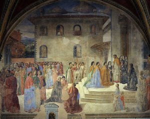 秘跡の奇跡、1484-1486。 作： Cosimo di Lorenzo Rosselli
