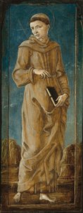 聖フランシス[左端のパネル]、c。 14701480。