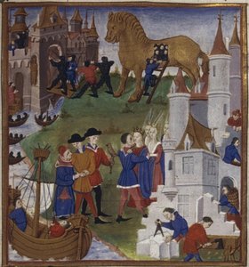 エピックThe Aeneid for Virgil、1450-1499のイラスト 作： Coëtivy Master