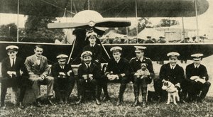 イギリス空軍のサムソン司令官...第一次世界大戦、c1914、c1920。 作： Cribb