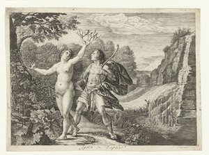 ダフネを追うアポロン Ovid