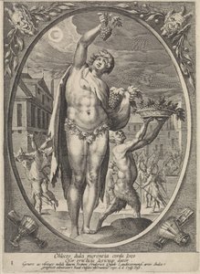 バッカス Bacchus, Venus en Ceres (シリーズ名) 作： Crispijn van de Passe (I)