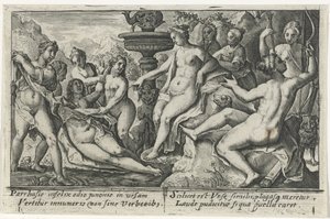 カリストのダイアナ Metamorphosen van Ovidius (シリーズタイトル) 作： Crispijn van de Passe (I)