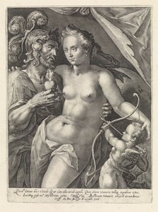 火星と金星 恋人としての神と女神（シリーズタイトル） 作： Crispijn van de Passe (I)