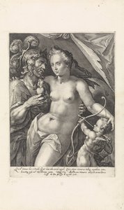 火星と金星 恋人としての神と女神（シリーズタイトル） 作： Crispijn van de Passe (I)