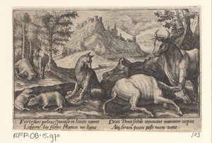 プサマテはオオカミを大理石に変える Ovid