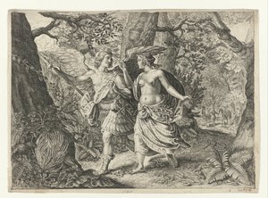 キルケーはピカスをキツツキに変える Ovid