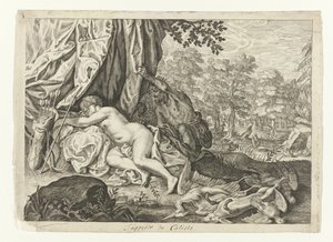 木星とカリスト Metamorfosen van Ovidius (シリーズタイトル) 作： Crispijn van de Passe (II) (attributed to)