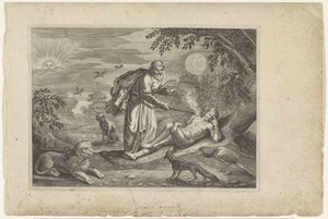 プロメテウスが最初の人間を作成 Ovid