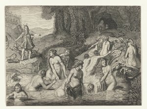 ダイアナはアクタイオンを鹿に変える Ovid