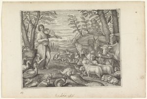 オルフェウスは彼の音楽で動物を魅了します Ovid