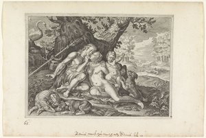 金星はアドニスに警告します Ovid