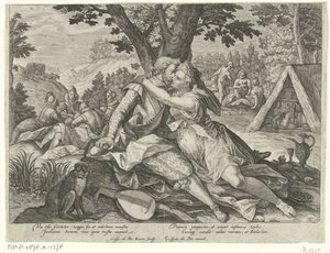 不倫への警告 作： Crispijn van de Passe (II)