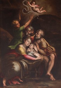 キリストの崇拝、16世紀半ば。 作： Cristofano Gherardi