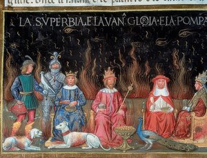 罪人の告白（c.153v）。 1476年 作： Cristoforo De Predis