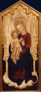 処女と子供が即位 作： Cristoforo Moretti