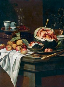 果物と楽器 作： Cristoforo Munari