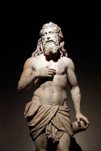 ミラノ大聖堂の博物館。ブラケットの像。ラザロ。クリストフォロ・ソラーリ。イタリア。 作： Cristoforo Solari
