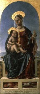 マドンナと子供 作： Cristoforo da Lendinara Canozzi or Canozi