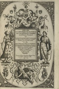 プロヴァンスの歴史とクロニクルのタイトルページ、1614 作： César de Nostredame
