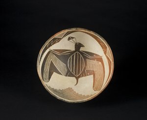 絵付鉢 1060-1110年頃（陶器、顔料入り） 作： カルチャーミンブリス