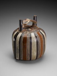 豆の袋の形の容器 作： Culture Nazca