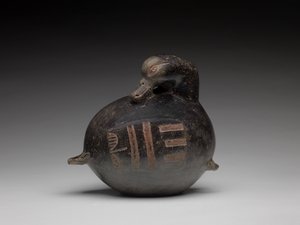 アヒルの器 作： Culture Olmec