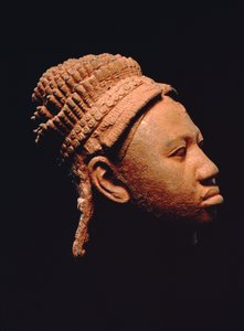 ナイジェリア、イフェ、イタ・イェムーのヨルバ族の王妃の頭部 作： Culture Yoruba