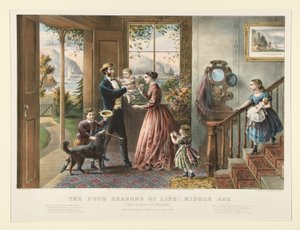 人生の四季: 中世 (p. 1079) 作： Currier and Ives