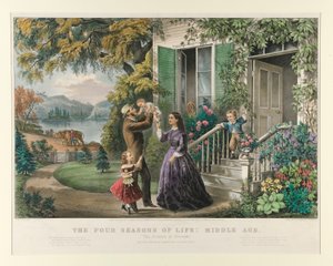 人生の四季：中年 作： Currier and Ives