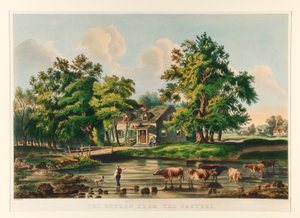 牧場からの帰還 作： Currier and Ives
