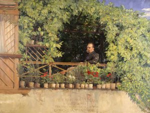 フリードリヒ・ニーチェの肖像 1844-1900, 1894. 作： Curt Stoeving
