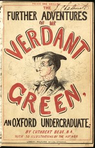 バーデント・グリーン氏のさらなる冒険オックスフォード大学生の表紙イラスト 作： Cuthbert Bede