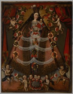ポマタの聖母、1675年 作： Cuzco School