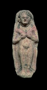 女神アシュタルテ（テラコッタ）の図 作： Cypriot