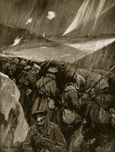 ブルガリア人、アドリアノープルを包囲、1912-13 作： Cyrus Cuneo